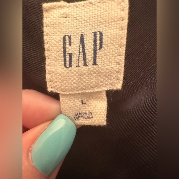 GAP Black Sleeveless Wrap Front Wide Leg Jumpsuit - Picture 6 of 6